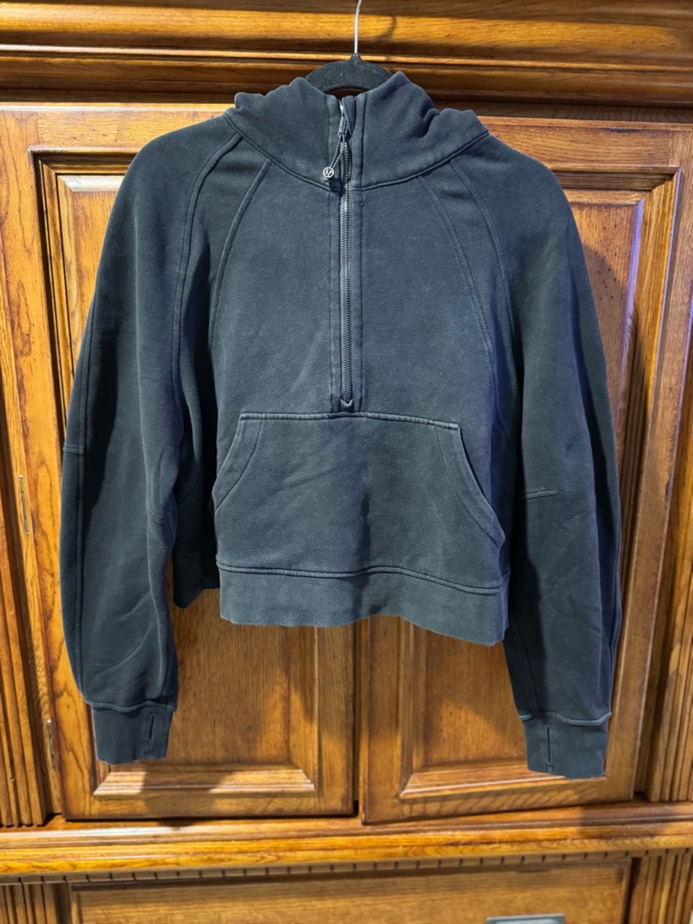 lululemon athletica Black Hooded Scuba